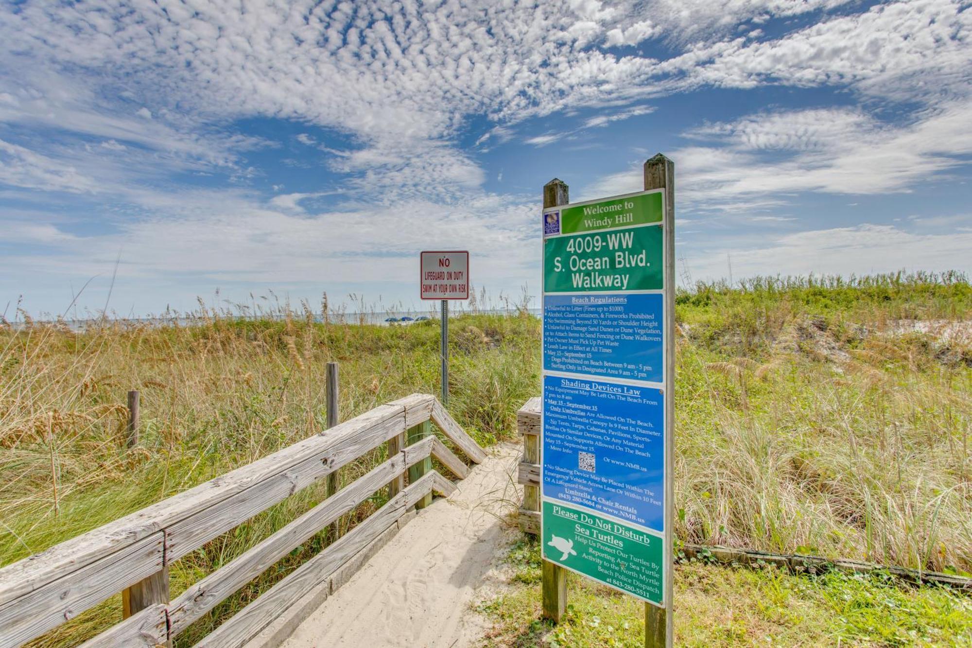 Sunny Windy Hill Beachfront Condo With Private Patio Myrtle Beach Bagian luar foto